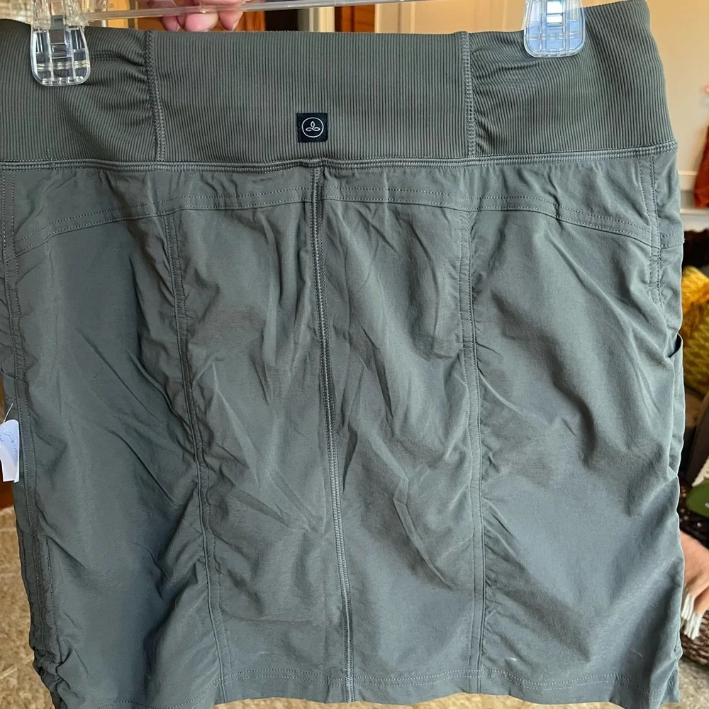 Prana Women's Athletic SKORT - Olive Green - Picture 2 of 3
